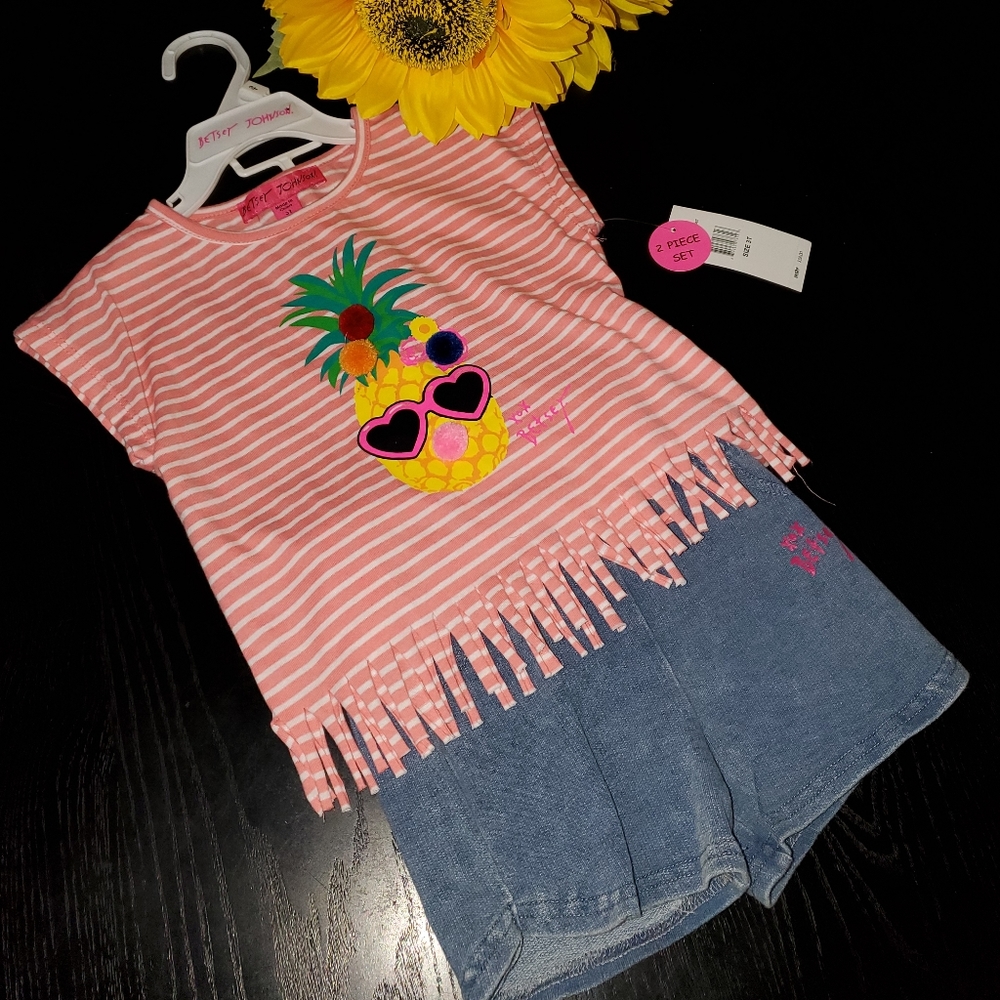 Betsey johnson  2 pc set sz 3 T